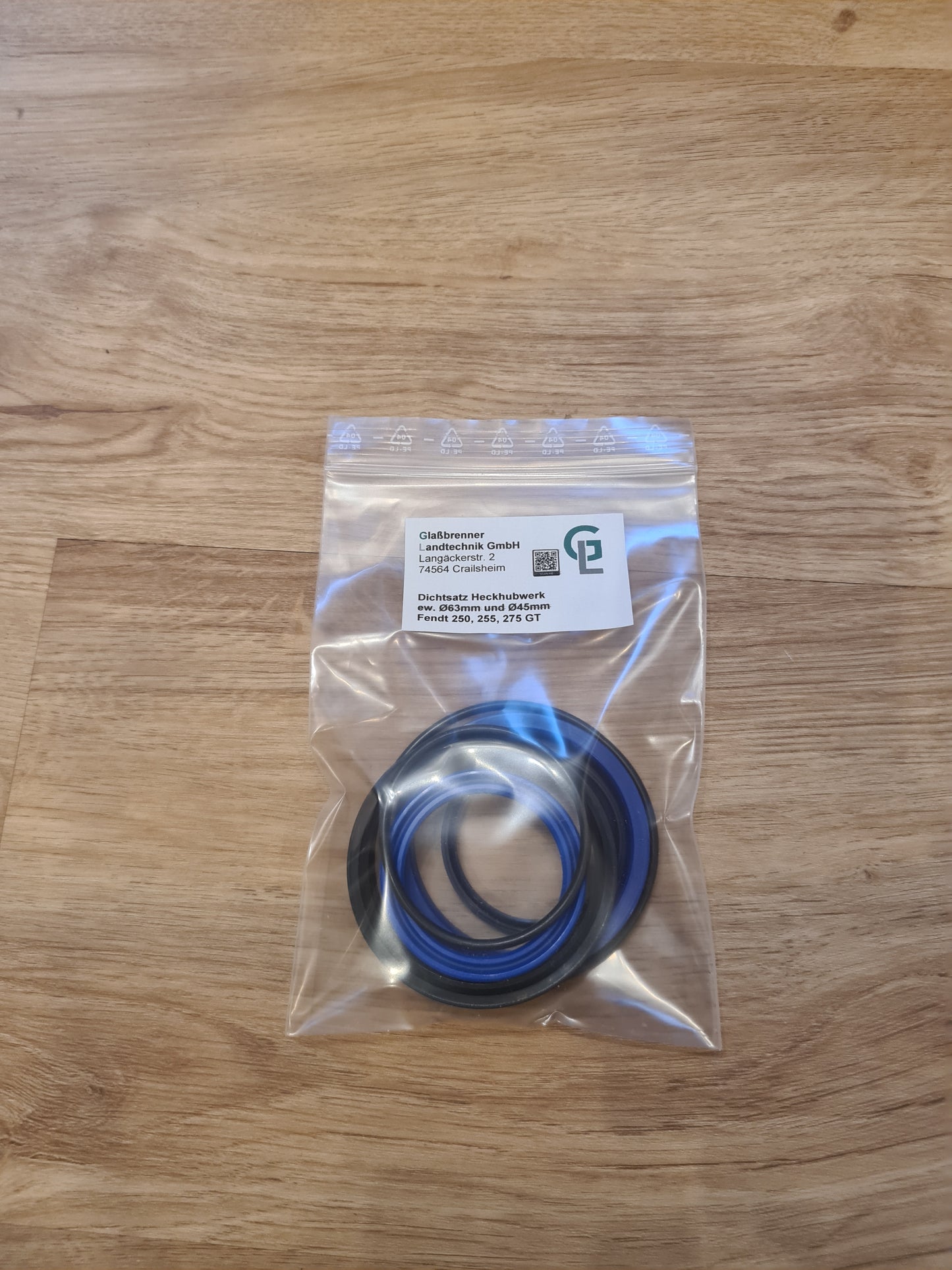 FENDT GT 250, 255, 275, Dichtsatz für Heckhubwerk ew. Ø45mm & Ø63mm
