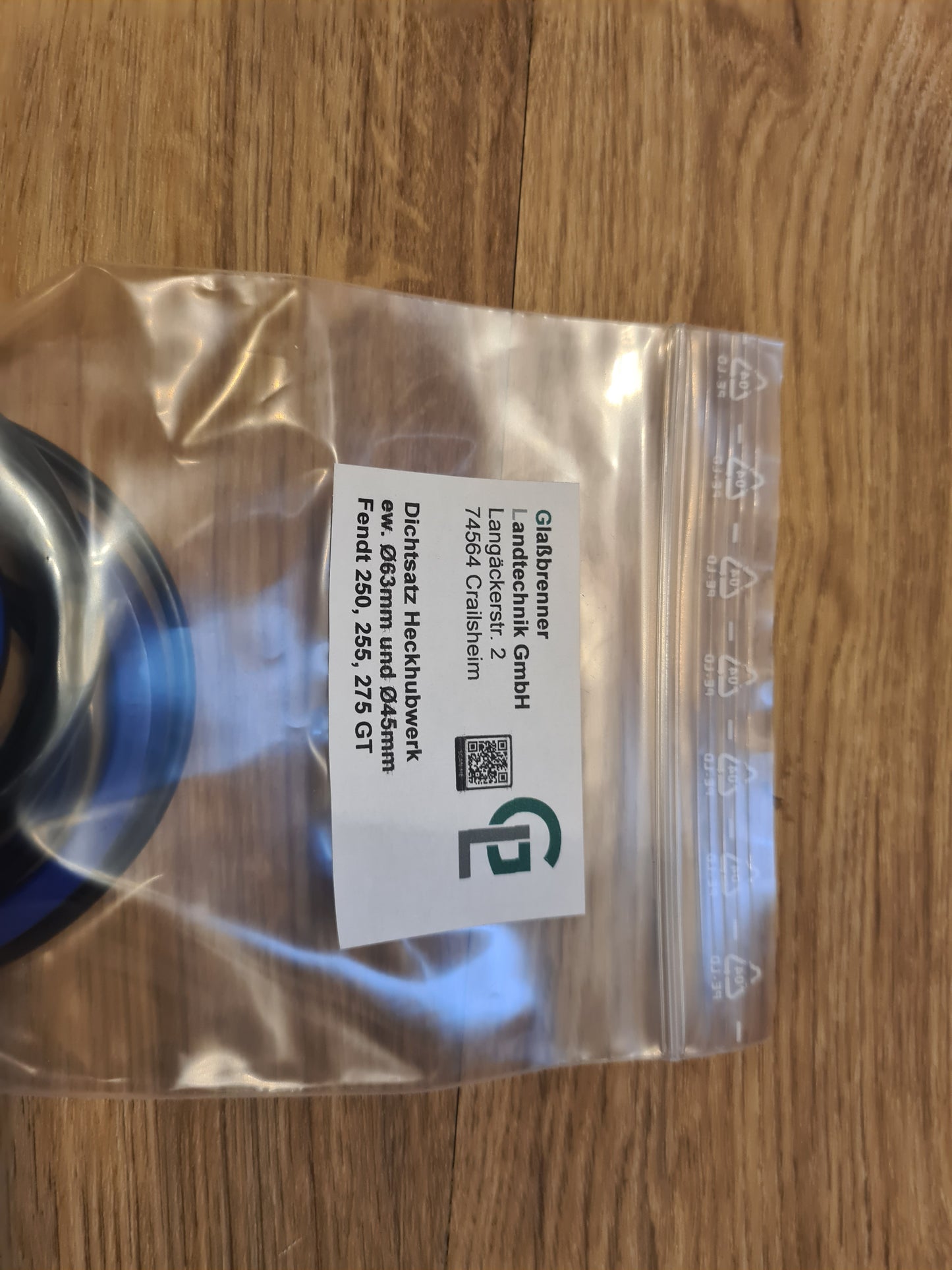 FENDT GT 250, 255, 275, Dichtsatz für Heckhubwerk ew. Ø45mm & Ø63mm