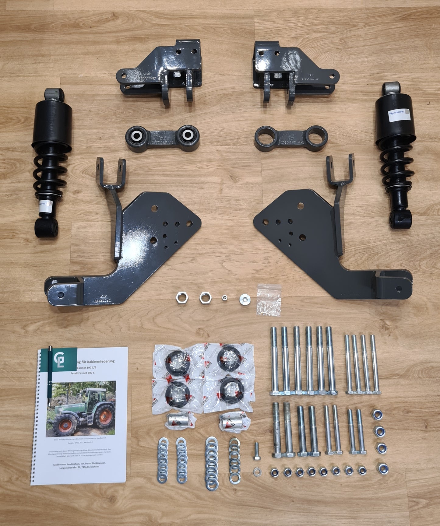 FENDT Farmer 307/ 308/ 309 C & Ci Kabinenfederung mechanisch