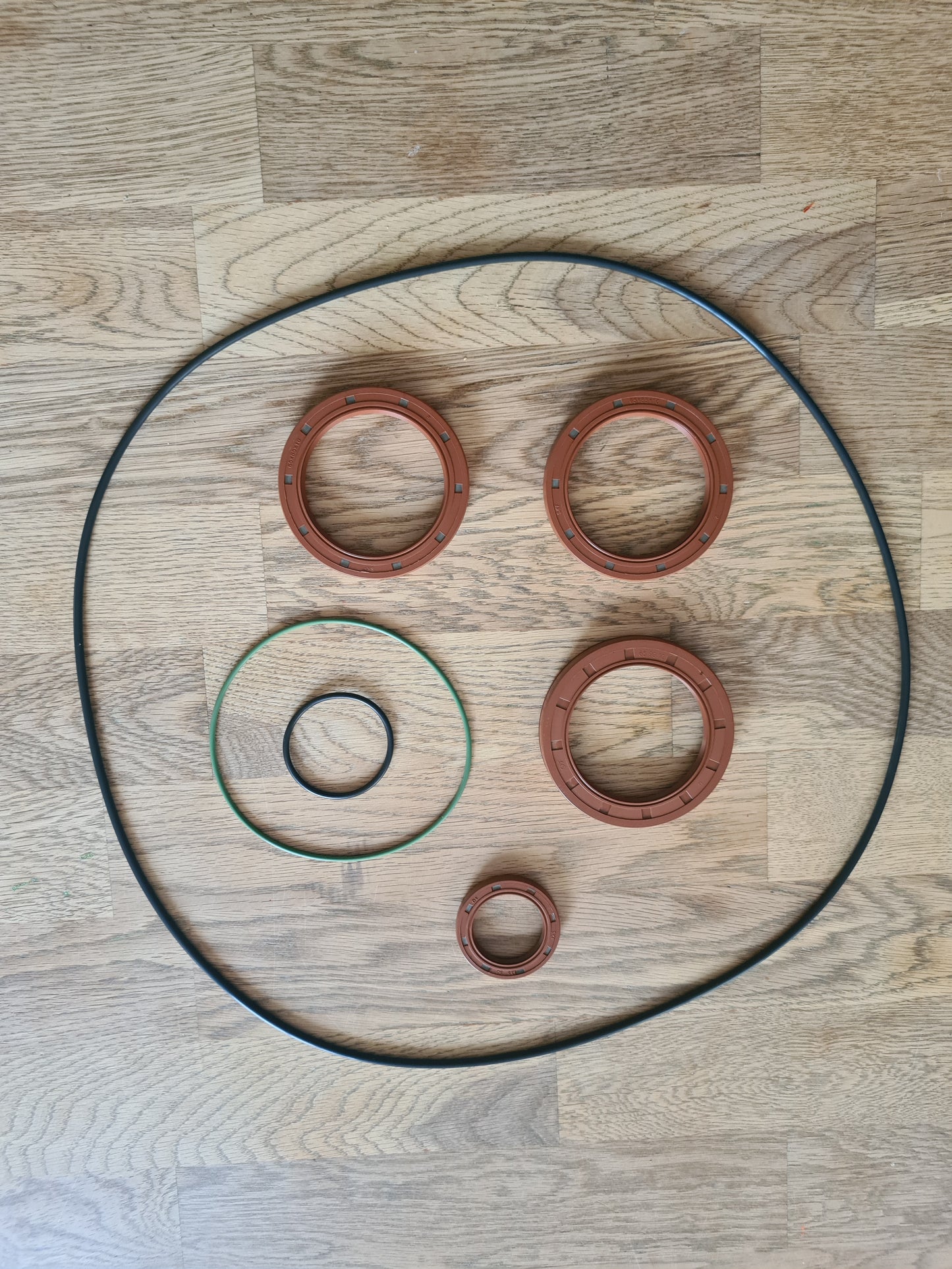 Dichtsatz Turbokupplung für Fendt Favorit 500 & Xylon – FKM 75 (Viton®-Qualität)